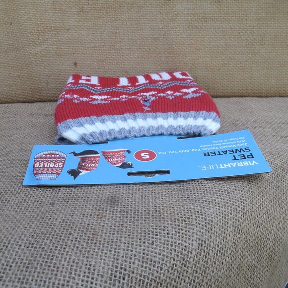 "Spoiled" Pet Sweater Size S Dog or Cat - Picture 10 of 10